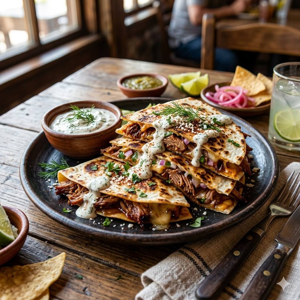 Pulled Pork Quesadillas